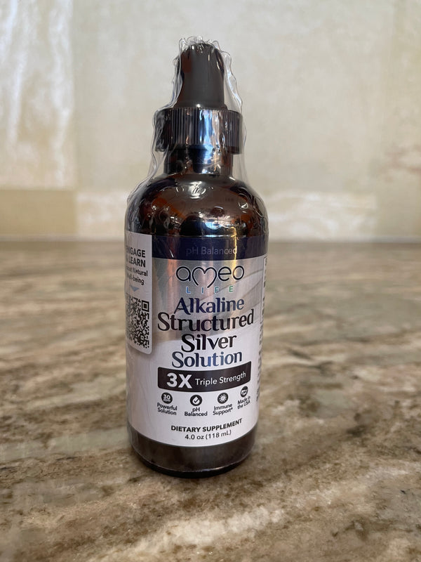 Alkaline Structured Silver Solution 4oz.