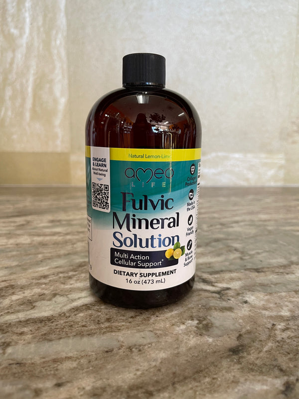 Fulvic Mineral Solution 16 oz. Natural Lemon-Lime