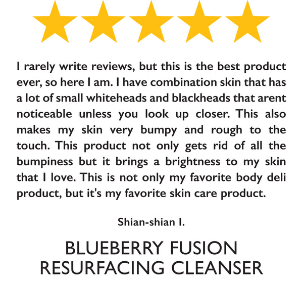 BLUEBERRY FUSION CLEANSER (resurfacing)